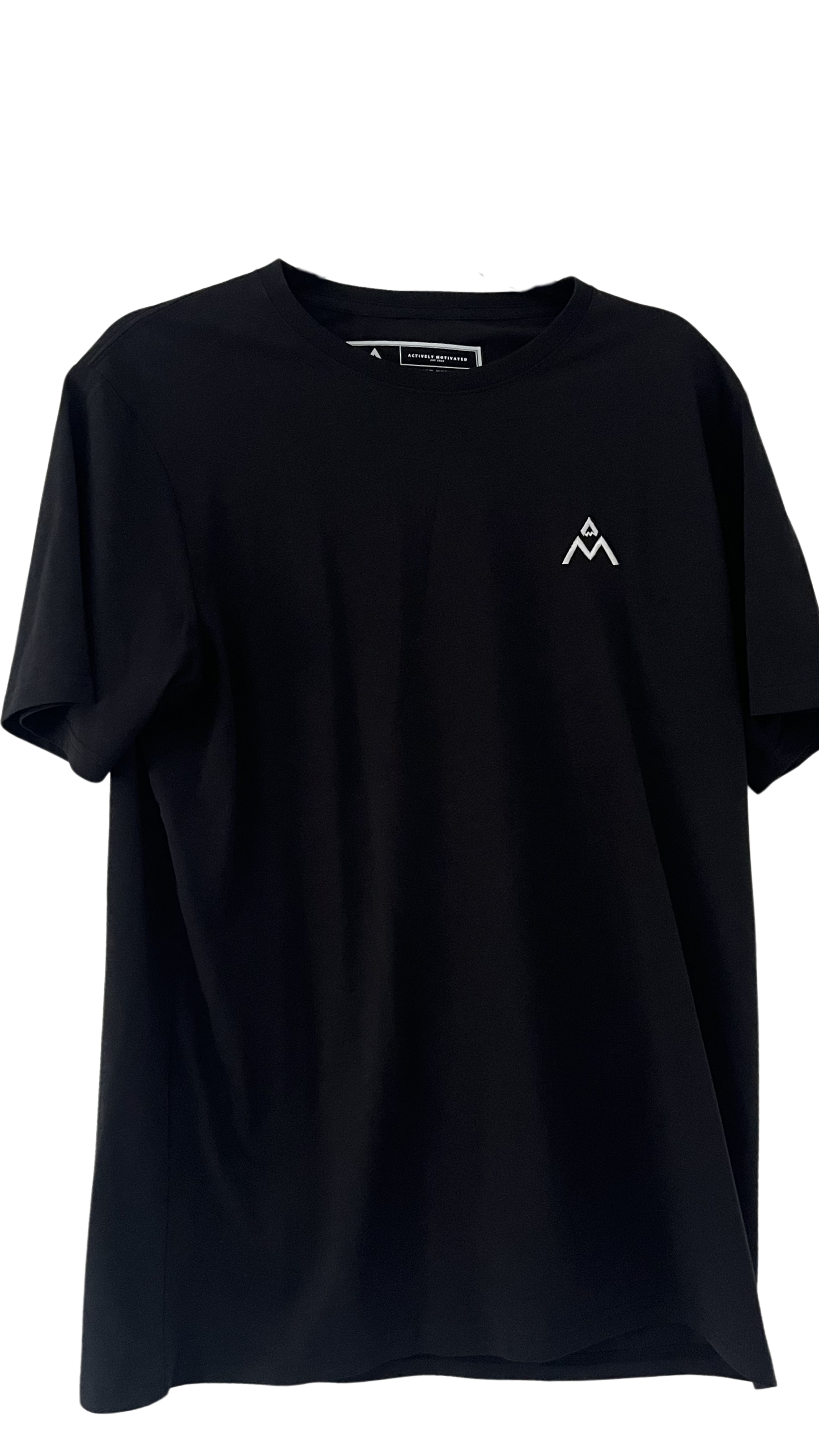 AM Premium Muscle Fit Tee (Embroidered Logo & Printed Label)