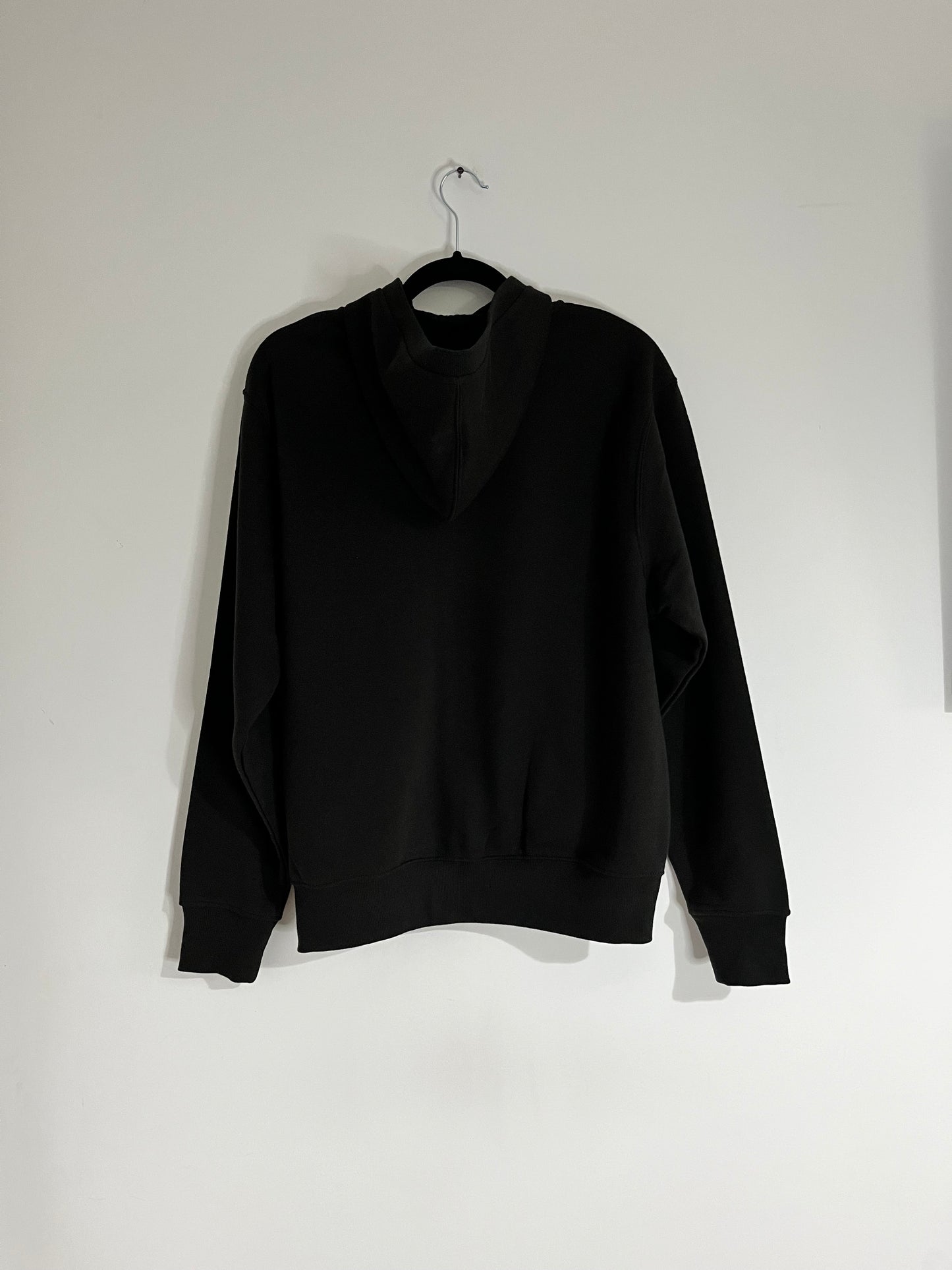 Black AM Slim Fit Zip Up Hoodie (New 2023 Logo)