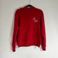 Red AM Slim Fit Zip Up Hoodie (New 2023 Logo)