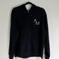 Black Hoodie With Bold Front AM Logo