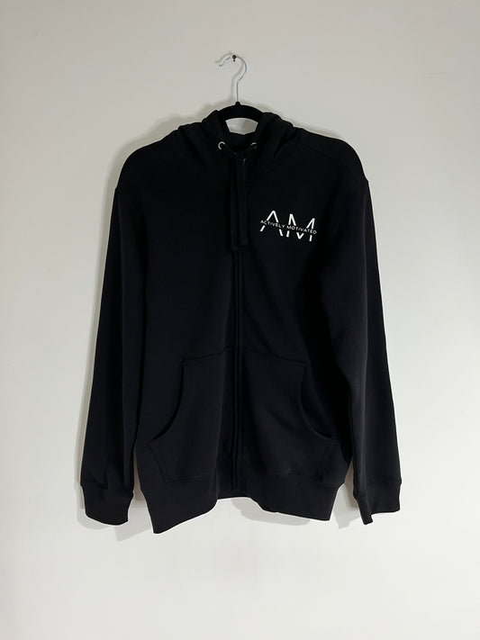 Black Hoodie With Actively Motivated Front Logo (Original Logo)