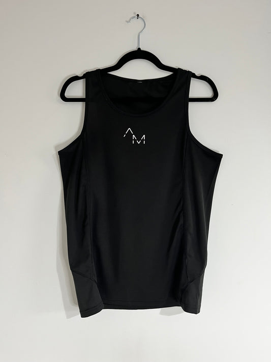 Black AM Active Vest (New Logo)