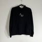 Black AM Throw Over Hoodie (2023 Bold Logo)