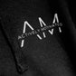 Black Hoodie With Actively Motivated Front Logo (Original Logo)