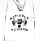Original AM Logo White Hoodie (BIG Back Logo)